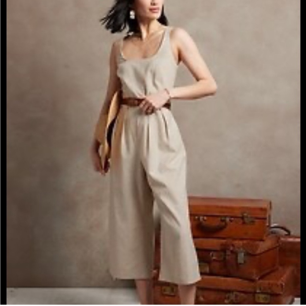 Banana Republic Factory Taupe Jumpsuit